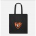 The Orange Tiger Black Tote Bag